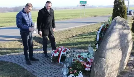 10. rocznica katastrofy śmigłowca w Jarostowie