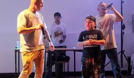 Zagrali u siebie - rapowy koncert w Przedmościu