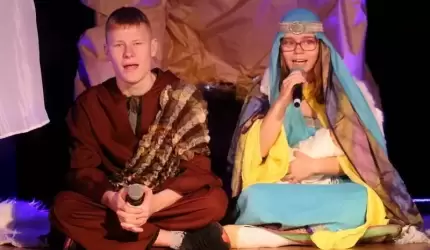 Przedstawienie pełne świątecznej magii