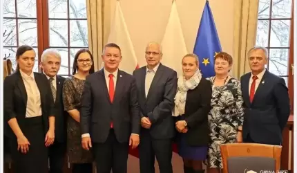 Spotkanie burmistrza i radnych z wojewodą