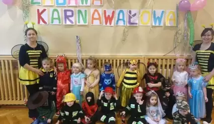 Bal karnawałowy średzkich przedszkolaków
