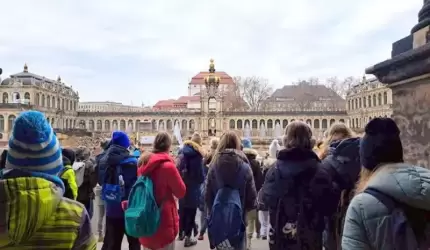 "Obieżyświat" z Ciechowa w Dreźnie