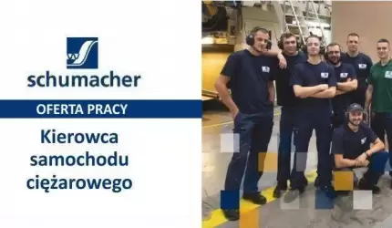 Praca dla kierowcy samochodu ciężarowego