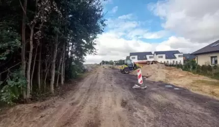 Przebudowa ul. Długiej i Porzeczkowej w Lutyni