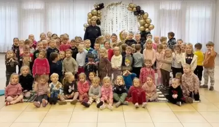 Średzcy policjanci na spotkaniu z przedszkolakami