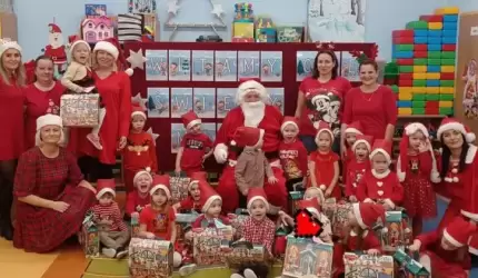 Wizyta Mikołaja w Przedszkolu Publicznym nr 1 w Środzie Śląskiej