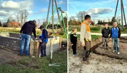 Na placu przy Świetlicy Wiejskiej we Wróblowicach dzieje się coś wyjątkowego!