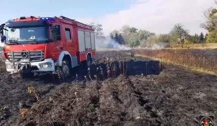 Lądowanie śmigłowca LPR, niebezpieczne zanieczyszczenie... - raport straży pożarnej