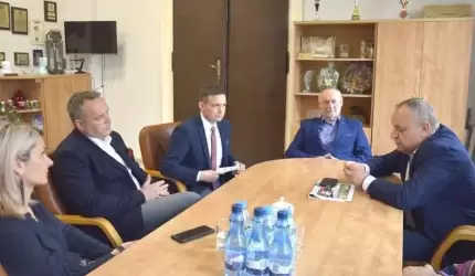 Senator i poseł gośćmi władz starostwa