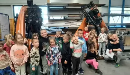 Zajęcia edukacyjne dla przedszkolaków z Ciechowa w firmie DIKO