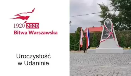 100-lecie Bitwy Warszawskiej. Uroczystość w Udaninie (na żywo)