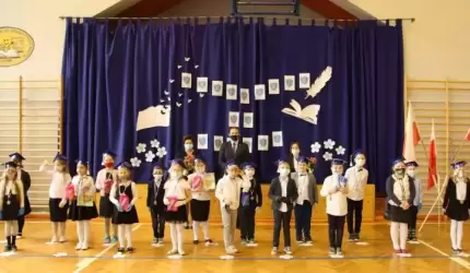 Pasowanie na ucznia w Szkole Podstawowej w Udaninie