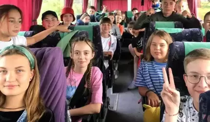 Kolonie dla dzieci z partnerskiej Kamionki Buskiej