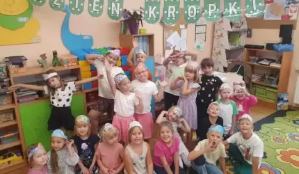 W średzkim Przedszkolu nr 1 było dziś kropkowo i radośnie