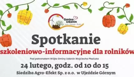 Spotkanie dla rolników w Ujeździe Górnym
