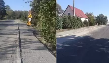 Nowy chodnik w Karnicach