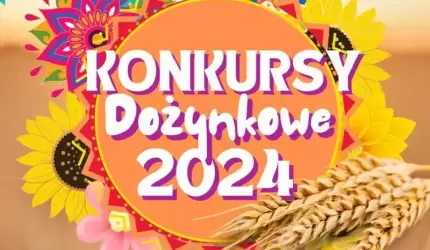 Zapraszamy do udziału w konkursach dożynkowych Gminy Udanin!