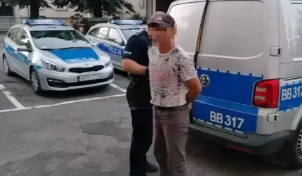 Próbował włamać się do kontenera z alkoholem