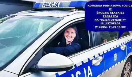 18 listopada Dzień Otwarty w Komendzie Powiatowej Policji w Środzie Śląskiej!