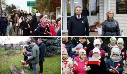 Obchody Święta Niepodległości w Szkole Podstawowej w Ujeździe Górnym