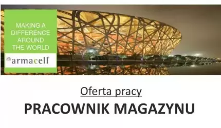 Pracownik Magazynu - praca w Armacell Poland