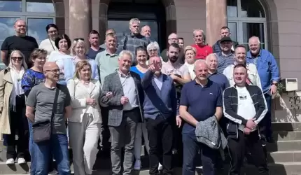 Delegacja z Gminy Kostomłoty z oficjalną wizytą w partnerskiej gminie Sierentz