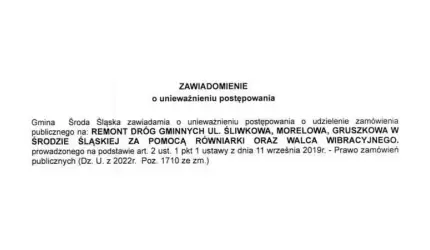 Brak chętnych do remontu ul. Śliwkowej, Morelowej i Gruszkowej na Winnej Górze
