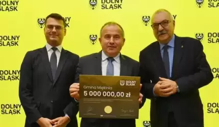 5 mln zł dotacji dla Gminy Miękinia na drogę Lutynia-Wróblowice