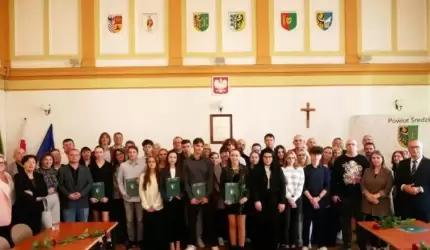 Przybyło stypendystów Starosty Średzkiego!