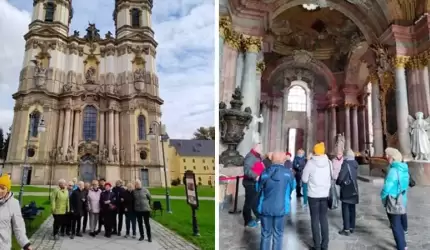 Wycieczka seniorek do Krzeszowa