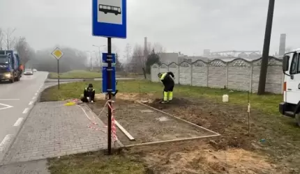 Nowa wiata przystankowa ŚKP