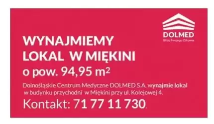 Lokal do wynajęcia w przychodni w Miękini