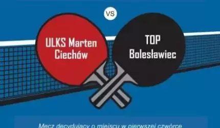 Zapraszamy na mecz tenisa stołowego