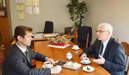 Wojewoda dolnośląski z wizytą w Urzędzie Gminy Malczyce