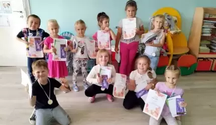 Korale Pani Jesieni - konkurs w Przedszkolu w Ciechowie