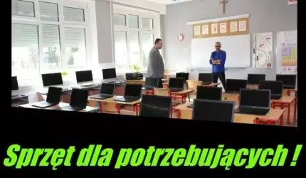 Wójt gminy Udanin zdecydował o wypożyczeniu uczniom sprzętu
