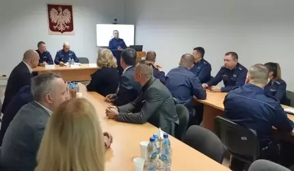 Odprawa roczna podsumowująca pracę średzkich policjantów