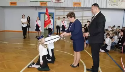Pasowanie na ucznia Szkoły Podstawowej w Udaninie