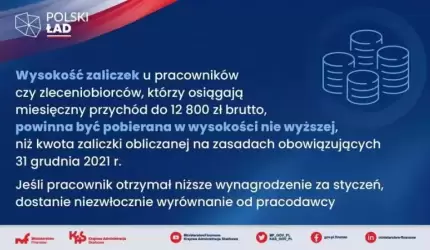 Zaliczki na podatek dochodowy, pobierane przez płatników po 8 stycznia 2022 r.
