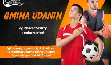 100 tys. zł na rozwój sportu – otwarty konkurs ofert w Gminie Udanin