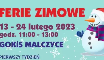 Ferie zimowe z GOKiS Malczyce