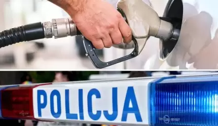 Zatankował, nie zapłacił i ukrył się… w rowie