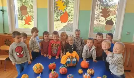 Dzień Dyni w przedszkolu w Ciechowie