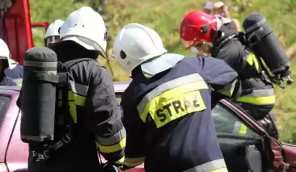 W Wilkszynie zderzył się Lexus z busem