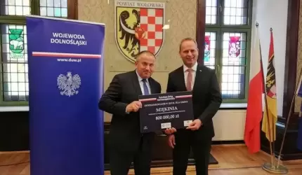 Promesa w kwocie 800 tys. zł dla Gminy Miękinia - odebrana