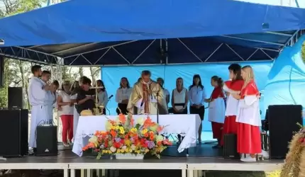 Dożynki parafialne w Szczepanowie