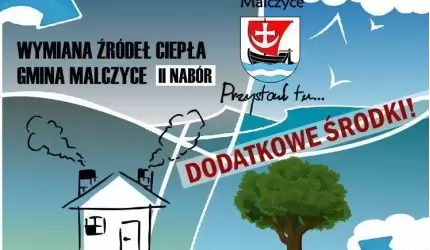 Dodatkowe środki dla mieszkańców Gminy Malczyce na wymianę pieców