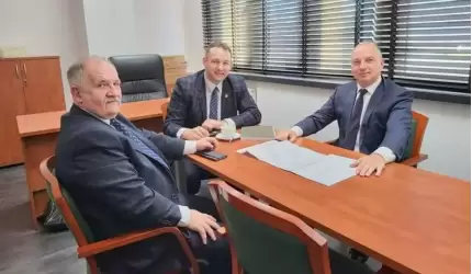 Tematem rozmów przebudowa drogi w Lusinie