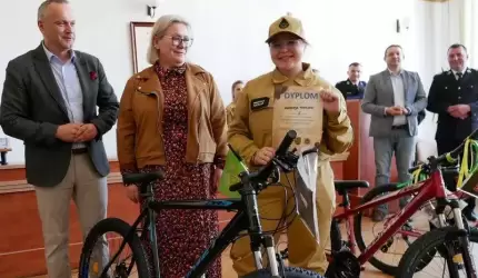 Zwycięzcy odjechali rowerami