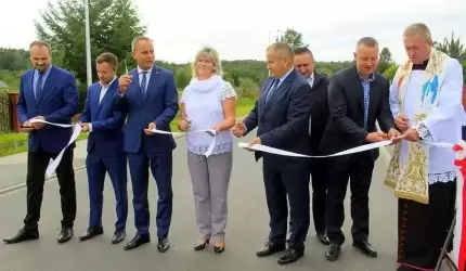 W gminie Miękinia otwarto kolejne przebudowane drogi